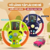 Vô lăng ô tô đồ chơi cho bé chơi game mô phỏng đường đua xe nhiều chức năng điều khiển, quà tặng sinh nhật cho bé