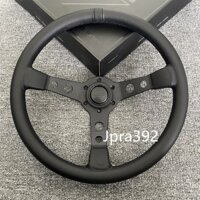Vô lăng trôi dạt bằng da đen Momo 14 inch Vô lăng da 345mm