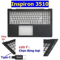 Vỏ laptop Dell Inspiron 15 3510 CÓ cổng Type-C, vỏ mặt C laptop Dell 3510 , vỏ nhựa máy tính Dell Inspiron 3510 Type-C