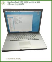 Vỏ Laptop MacBook Pro A1150 – Thay Nhanh – Giá Rẻ Tại Cửa Hàng TPHCM