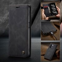 Vỏ Lật Caseme Chính Hãng Poco X5 Pro / X5 5G Ví Đựng Thẻ Da PU Mềm TPU