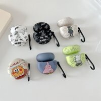 Vỏ Lenovo HT38 / pro6TWS Vỏ bảo vệ Hộp sạc tai nghe Vỏ mềm Phim hoạt hình KAWS SpongeBob SquarePants Gấu bạo lực TPU vỏ hộp sạc chống sốc đơn giản