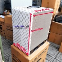 Vỏ Loa Kéo Bass 20 Đôi_Mẫu Đứng_Bọc Da_Kích Thước Mạch K10, K18...