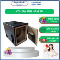 VỎ LOA SUB HẦM BASS 30, VỎ LOA SUB ĐIỆN HẦM 30 - GIÁ 1 CHIẾC TẶNG KÈM BÔNG TIÊU ÂM