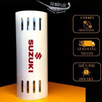 Vỏ Lon Pô SUZUKI Inox Không Ghỉ Sét Cho Bô Xipo(RG/RGV)-Satria2k-Stinger-RGX Sport có lỗ, không lỗ