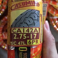Vỏ Lốp 2.75 -17 Casumina 6Pr vỏ sau Wave alpha, Future, Sirius, Jupiter, RS, axelo,