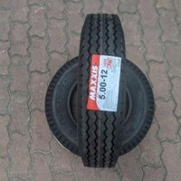 Vỏ lốp 5.00-12 M276 Maxxis 14PR, vỏ lốp 500-12 gai dọc Maxxis, vỏ lốp xe ô tô THACO TOWNER 800