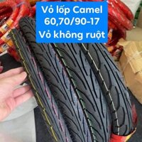 Vỏ lốp Camel 60,70/90-17 mẫu gai Dunlop. Vỏ không ruột