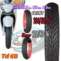 VỎ LỐP CHAMPION - TD68 _GAI DUNLOP D451 XE TAY GA  SHVN 125 / SH 150 / SH ý CÁC ĐỜI