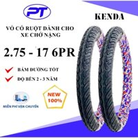 Vỏ ( lốp ) có ruột Kenda 2.50-17 6 lớp gai cục đinh chống trơn trượt Dream Wave Future Sirius RS Wave S110 Chính hãng
