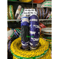 Vỏ lốp IRC size 80/90-14 gắn trước AB125, VARIO125, Vision, Click. Vỏ không ruột