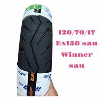 Vỏ lốp lắp cho sau xe EXCITER 150, 155 VVA, WINNER V1 V2 V3 size 120/70-17