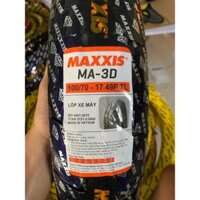 Vỏ lốp MAXXIS 100/70-17 lắp cho xe EXCITER 135 5 số, WINNER, EXCITER 150 HẠ SIZE