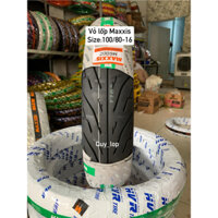 Vỏ lốp Maxxis size 100/80-16 gắn trước SH Việt, SH Ý, Shark. Vỏ new không ruột