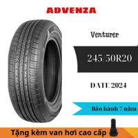 Vỏ lốp ô tô du lịch 245/50R20 chính hãng Advenza xuất khẩu Mỹ, Bảo hành 7 năm