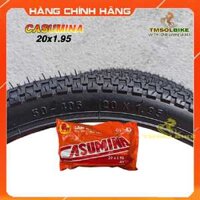 Vỏ Lốp, Săm Ruột Xe Đạp Trẻ Em 20x1.95 Mẫu Gai HM Dragon CASUMINA - 1 Vỏ 1 Ruột