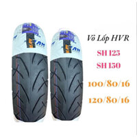 Vỏ lốp sau cho xe SH cao, SH nhập, Shark 120/80-16. Hãng HVR