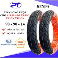 Vỏ ( lốp ) sau xe Airblade Vision Click Vario Không Ruột Kenda 90/90/14 chuyên dụng cho xe tay ga