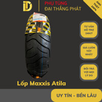 Vỏ lốp sau xe Atila 100/90-10 61J TL chính hãng Maxxis (Lốp không săm)