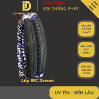 Vỏ lốp trước + sau xe Dream (2.25-17 NF3-4PR + 2.50-17 NR6-4PR)  chính hãng IRC INOUE Việt Nam (Lốp có săm)