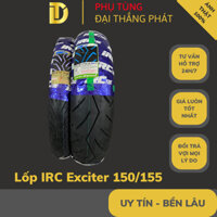 Vỏ lốp trước + sau xe Exciter 150/155 (90/80-17 46P NF67 + 120/70-17 NF67) chính hãng IRC INOUE Việt Nam (Lốp không săm)