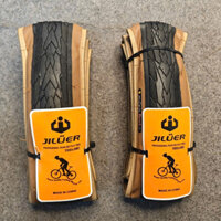 Vỏ Lốp Xe Đạp Thương Hiệu Julier 700x38c Tanh Gấp Màu Đen Vàng Dành Cho Xe Đạp Đua Xe Fixed Gear 700c