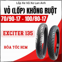 Vỏ lốp xe EXCITER 135 chính hãng, hoả tốc HCM - Cặp Vỏ Lốp  Không Ruột Xe Máy