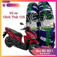 Vỏ lốp xe không ruột Click Thái 125 INU IRC vỏ trước 80/90-14 vỏ sau 90/90-14 chính hãng có bán lẻ có bán cặp