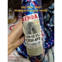 VỎ (LỐP) XE MÁY 3.50-10 CÓ DÙNG SĂM KENDA