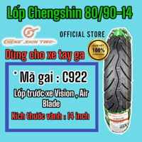 Vỏ Lốp Xe Máy ChengShin 80/90/14 C922 TL ( Không Ruột )