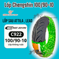 Vỏ lốp xe máy CHENGSHIN 100/90-10 C922 TL (Lốp không ruột)