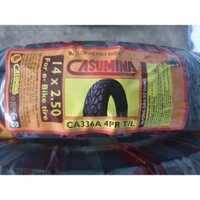 Vỏ Lốp Xe Máy Điện 14x2.50, 60/100-10, 60/90-10 Không Ruột CASUMINA