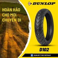 Vỏ lốp xe máy Dunlop D102 70/90-17 120/70-17 130/70-17 không ruột
