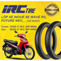 Vỏ lốp xe máy IRC INOUE WAVE RS, FUTURE NEO - vỏ trước và sau -  Có ruột