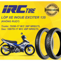 Vỏ lốp xe máy IRC INOUE EXCITER 135 - vỏ trước và sau -  Không ruột