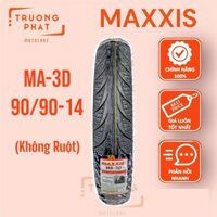 Vỏ lốp xe máy MAXXIS MA-3D gai Kim Cương 90/90-14 TL không ruột