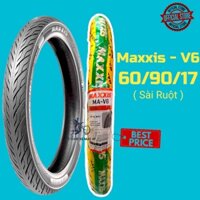 Vỏ Lốp Xe Máy Maxxis V6 60/90/17 Gai Xương Cá