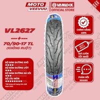 Vỏ lốp xe máy VANLOCK 70/90-17 TL VL2627 Gai Michelin Pilot Street Lốp không ruột END