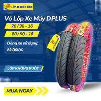 Vỏ Lốp Xe Nouvo - Vỏ Lốp Đúc Không Ruột DPLUS Chính Hãng
