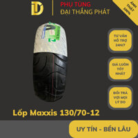 Vỏ lốp xe Vespa/Grande/MSX 130/70-12 62L TL chính hãng Maxxis (Lốp không săm)