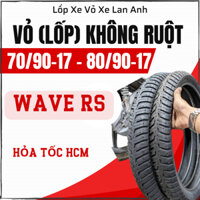 Vỏ lốp xe WAVE RS chính hãng, hoả tốc HCM - Cặp Vỏ Lốp Không Ruột Xe Máy