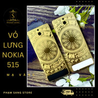 Vỏ Lưng Máy Nokia 515 Mạ Vàng Mẫu Trống Đồng Đông Sơn