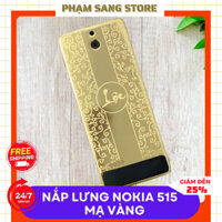 Vỏ Lưng Máy Nokia 515 Mạ Vàng Mẫu Chữ Lộc