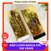 Vỏ Lưng Máy Nokia 515 Mạ Vàng Hình Mã Đáo