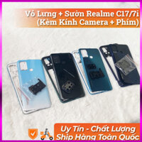 Vỏ Lưng + Sườn Realme C17/7i (Kèm kính Camera + Phím) ,dùng để thay thế