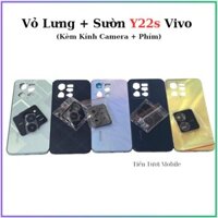 Vỏ Lưng + viền Y22s Vivo (Kèm Kính Camera + Phím)