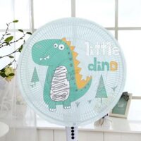 Vỏ Lưới Bọc Lồng Quạt Có Dây Rút Và Dây Chun Bảo Vệ An Toàn Cho Trẻ Em Kẹp Tay Mẫu Hoạt Hình Dễ Thương – VL_Khủng Long