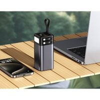 Vỏ mạch box sạc dự phòng 22.5W 4 cell 21700, vỏ nhôm, mạch sạc nhanh chip PD20W.