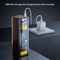 Vỏ Mạch Sạc Dự Phòng 40.000mAh - Hỗ Trợ Sạc Nhanh 22.5W, 8 cell 21700 ( không kèm pin )
