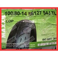 Vỏ Maxxis 100/80/14, 80/90/15 6127 vỏ trước sau Liberty không ruột